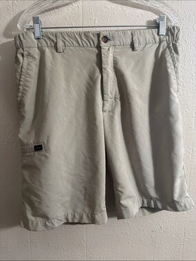 Greg Norman Collection Light Khaki Cargo Shorts